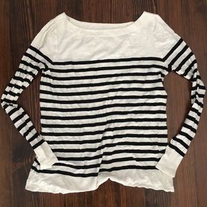 Ann Taylor LOFT Striped Long Sleeve